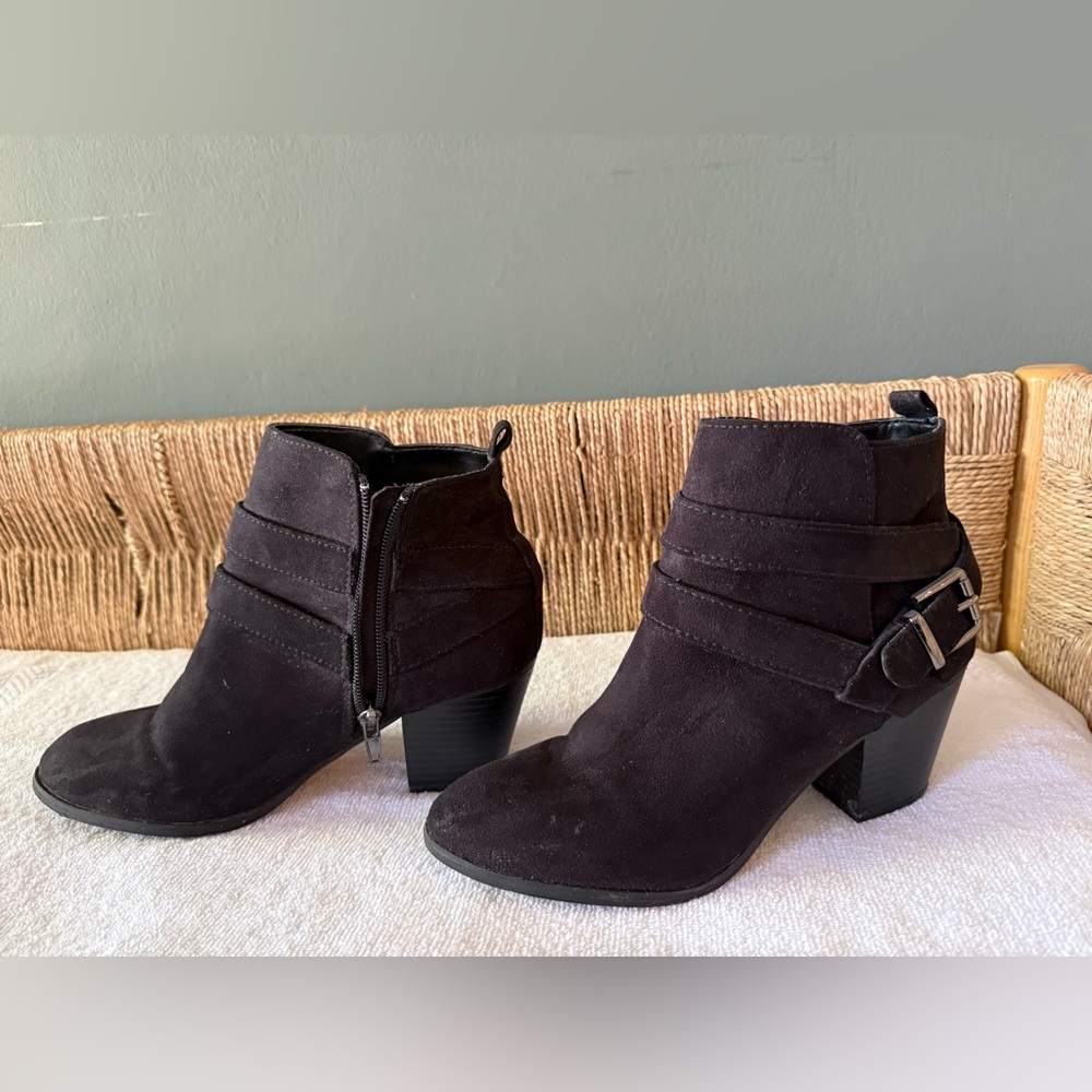 Express Black Ankle Boots